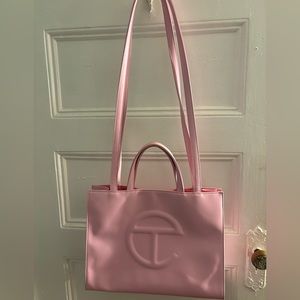 Pink medium telfar brand never used